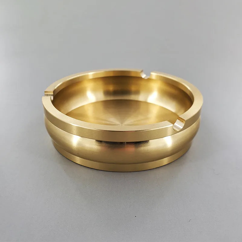 "ATTICUS" BRASS ASHTRAY