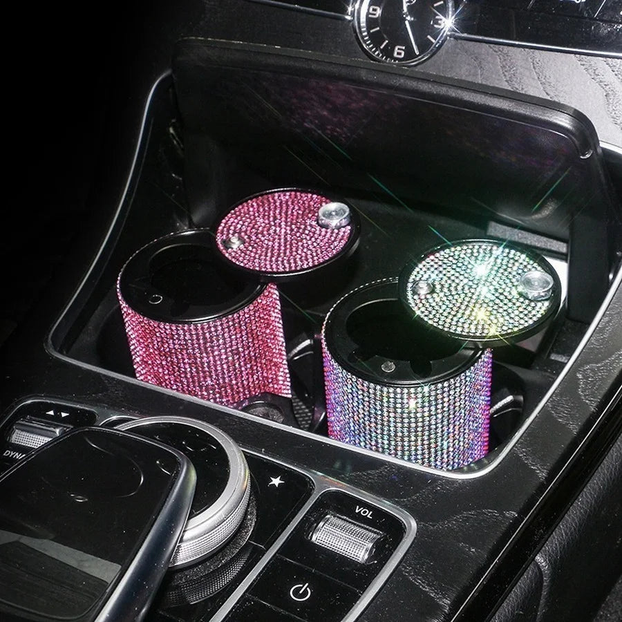 "DIAMONDS ARE A GIRLS BEST.." CAR ASHTRAY