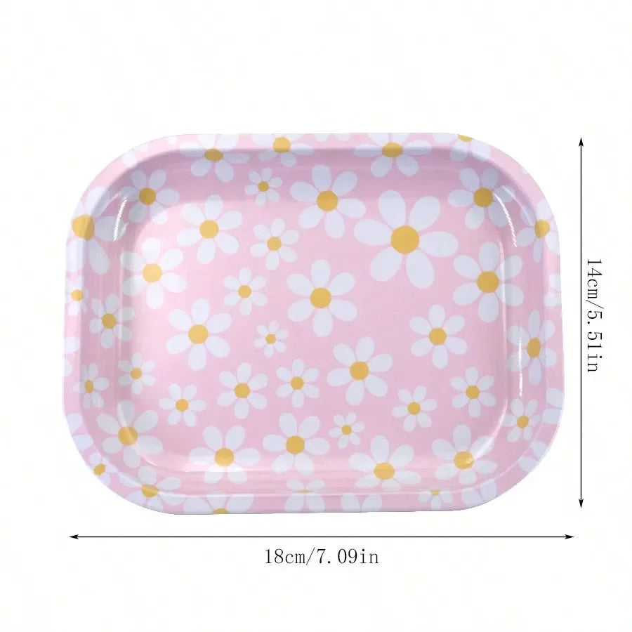 "AMOURA" DAISY ROLLING TRAY