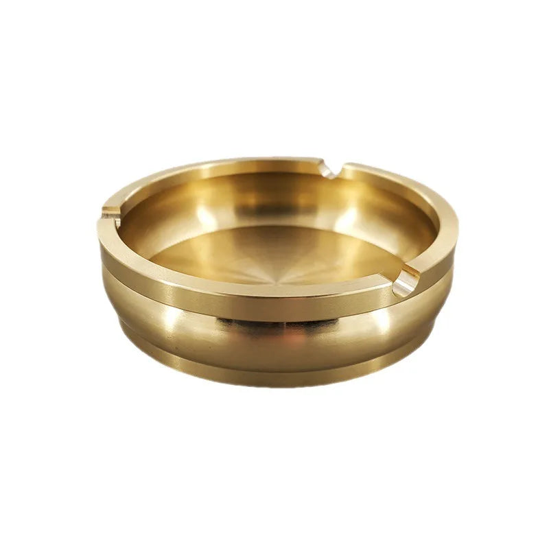 "ATTICUS" BRASS ASHTRAY