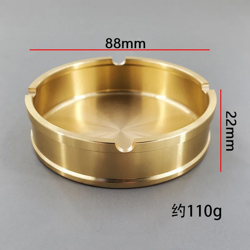 "ATTICUS" BRASS ASHTRAY