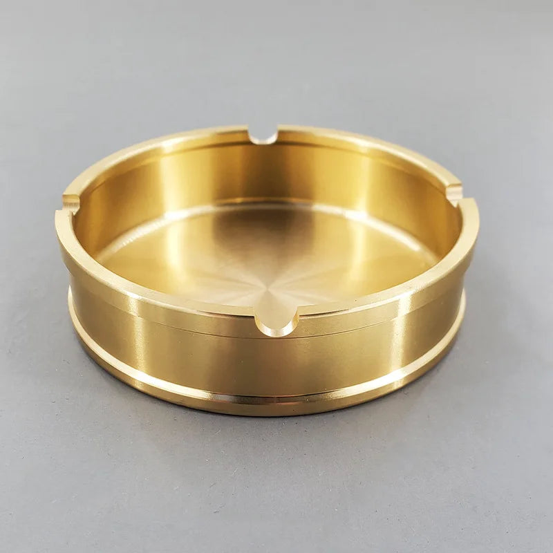 "ATTICUS" BRASS ASHTRAY